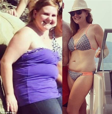 Fit Me Baby Blogger Shows Off Lb Weight Loss In A Bikini Daily Mail Online