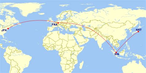 シンガポール航空 ニューヨークから東京行きの片道プレミアムエコノミー 遠回りだけど安い 弾丸トラベルは怖くない