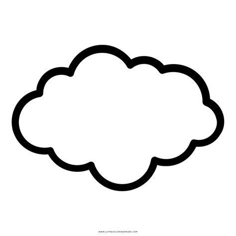 Dibujo De Nube Para Colorear Ultra Coloring Pages