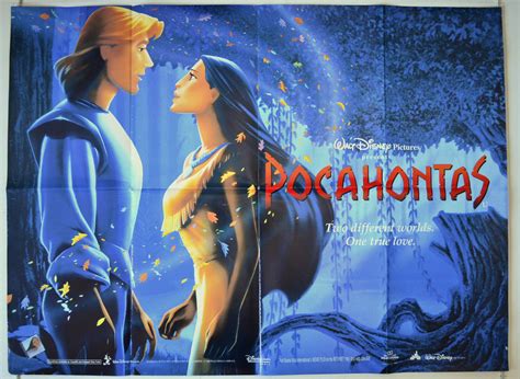 Pocahontas Original Cinema Movie Poster From Pastposters British