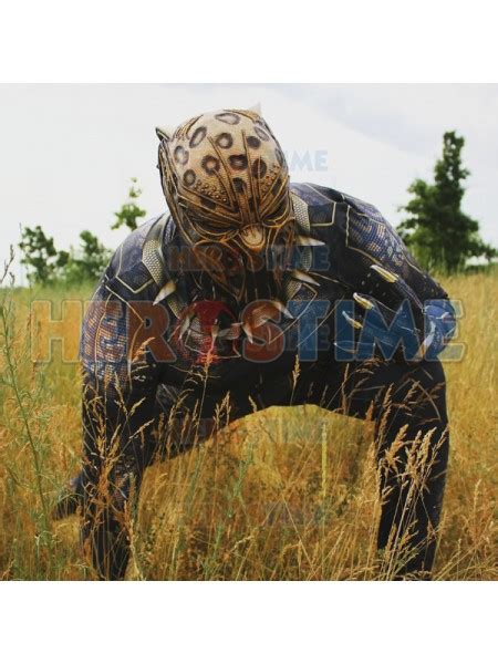 Black Panther 2018 Killmonger Costume No Mask