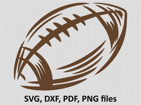 Digital Svg Files Football Silhouette Football Cut Files American