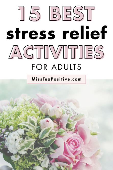 15 Stress Relief Activities for Adults (Fun + Calming) — Miss Tea Positive