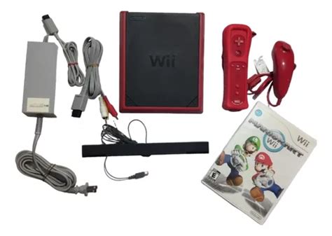 Consola Nintendo Wii Mini Edicion Mario Kart Con Accesorios En Venta En