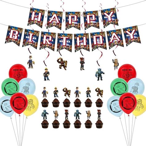 Buy Robot Game Theme Birthday Party Supplies Gaming Theme Party