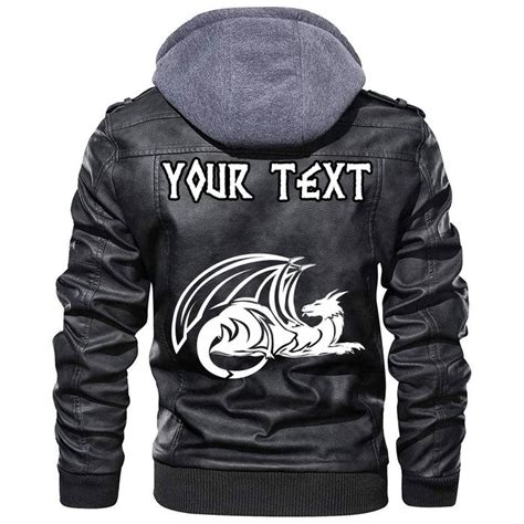 Custom Dragon Ancient Fire Breathing Monster Leather Jacket A35 Lj4042