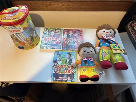 Mr Tumble Something Special Talking Plush Dolls Dvd Bath Toys Bundle