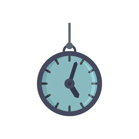 icono de reloj de péndulo de hipnosis vector aislado plano 15061447