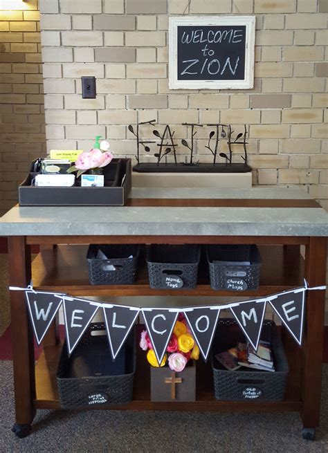 VISIT OUR NEW WELCOME TABLE! — Zion Lutheran Church