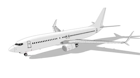 Boeing 737 800 Scimitar Wl Template 3d Warehouse