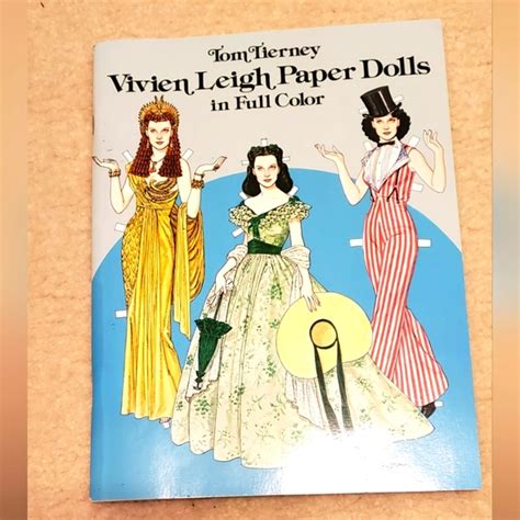 Vivian Leigh Tom Kierney Toys Nwt Vintage Paper Dolls In Full Color