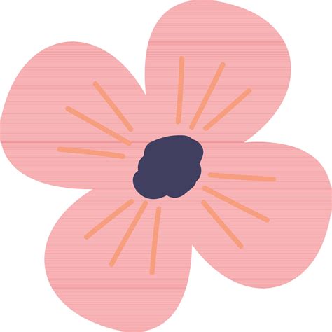 Illustration Of Coral Color Flower 24330352 Vector Art At Vecteezy