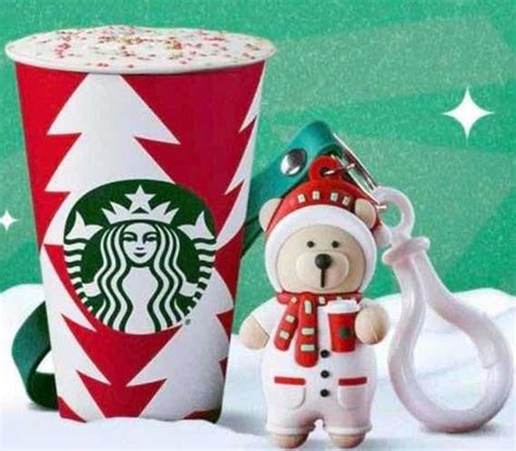 Llavero Starbucks Oso Navidad Bearista Navide O De Colecci N Meses