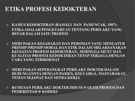 Ppt Kode Etik Kedokteran Powerpoint Presentation Free Download Id