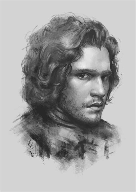 Jon Snow study by Melllorine on DeviantArt