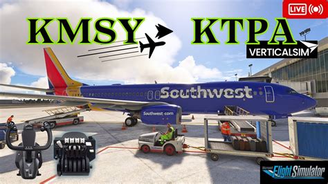 Msfs Live In K Southwest Ops New Orleans To Tampa Frame Gen Mod