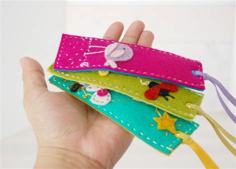 Wool Felt Bookmark Handmade Bookmarks 100 By Youniquesrings Bookmarks