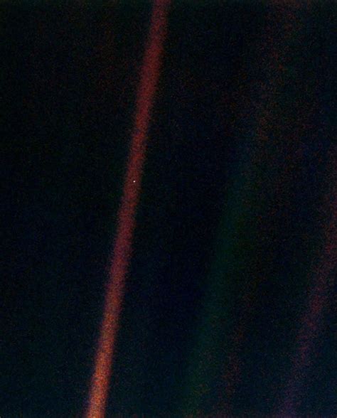 Nasa Voyager 1 Earth Pale Blue Dot Photograph By Restored Vintage Shop