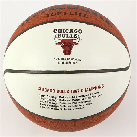 Lot Detail 1997 Chicago Bulls NBA Champions Commemorative Spalding