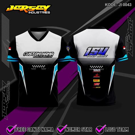 Jual Jersey Team Racing Desain Keren Kaos Jersey Racing Full Printing