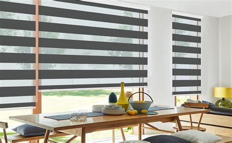 Allbright Zebra Window Blinds 46w × 64h Black For Home