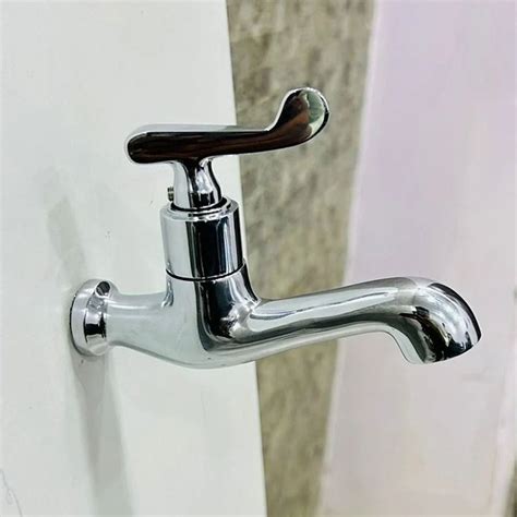 Modern Silver Stainless Steel Water Tap For Bathroom Fitting 330g At