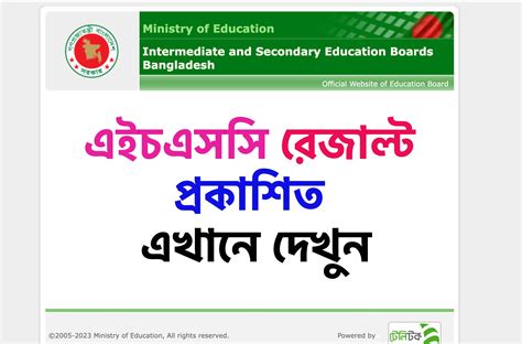 HSC Result 2023 Dhaka Board Marksheet With Number Eboardresults