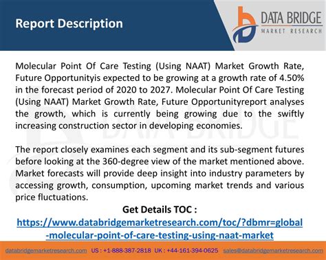 PPT Molecular Point Of Care Testing Using NAAT Market PowerPoint