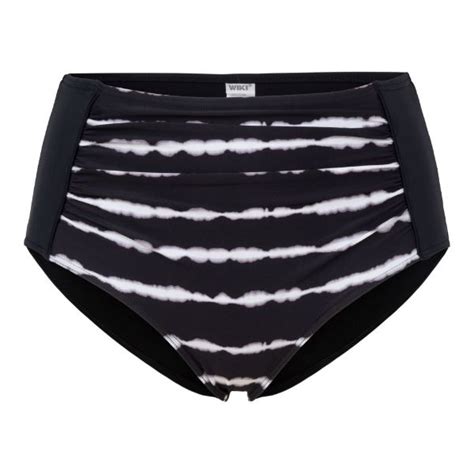 Kjøp KRETA MIDI SHAPE BIKINI TRUSE SVART OG HVIT Wiki Dame fra Reimers