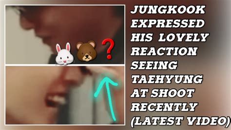 OMGJungkook Expressed His Lovely Reaction Seeing Taehyung At Shoot