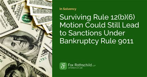 Surviving Rule 12b6 Motion Could Still Lead To Sanctions Under