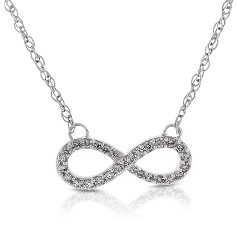 Diamond Infinity Necklace 14k Ben Bridge Jeweler