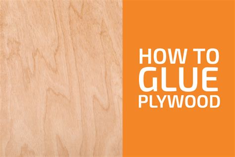 How To Glue Plywood Together Handymans World