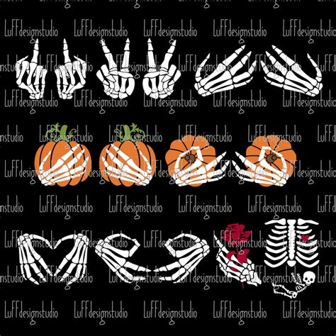 Skeleton Hands SVG Halloween SVG Pumpkin SVG Boobs Svg Etsy