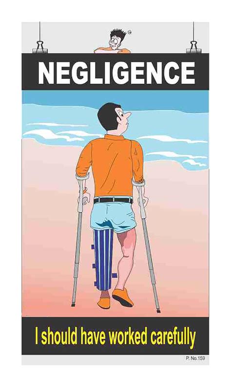 Posterkart Health And Safety Poster Negligence Cm X Cm X Cm