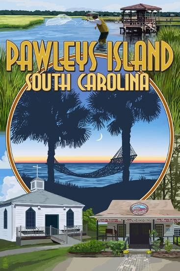 Pawleys Island South Carolina Montage Posters Lantern Press