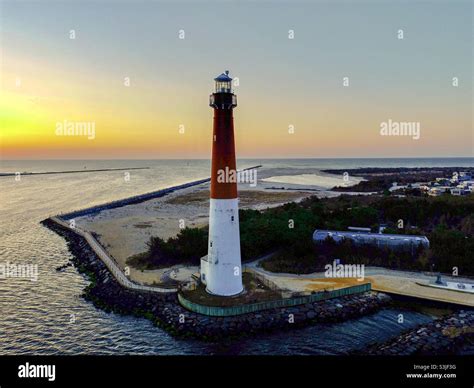 Barnegat Lighthouse Sunrise Stock Photo - Alamy