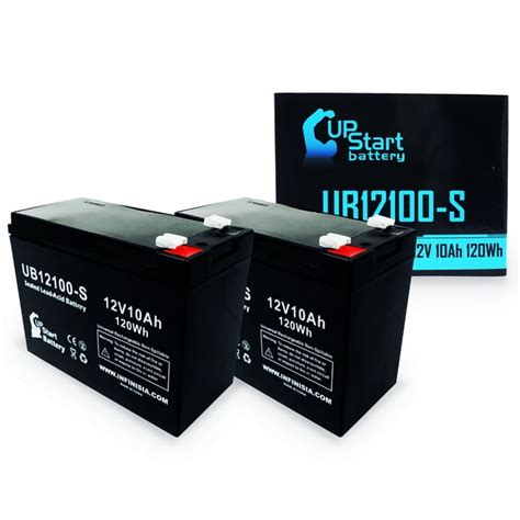 2x Pack Enduring Cb10 12 Battery Replacement Ub12100 S Universal Sealed Lead Acid Battery