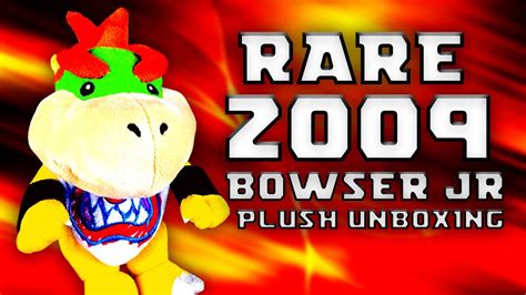 Rare Sanei Bowser Jr Plush Unboxing Youtube