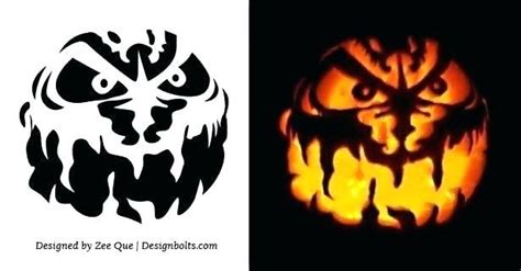 Funny Pumpkin Carving Stencils The Stencil Cute Template Bat Halloween Pumpkin Carving