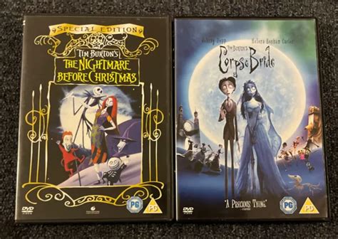 The Nightmare Before Christmas Dvd Special Edition Corpse Bride Tim