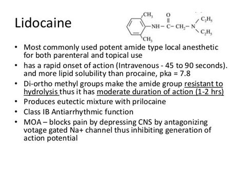 Local Anesthetic