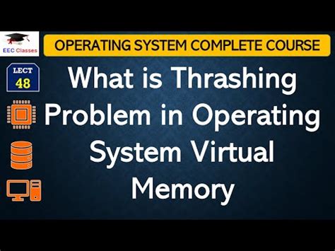 Thrashing Problem In Operating System OS Video Lectures For IPU UPTU