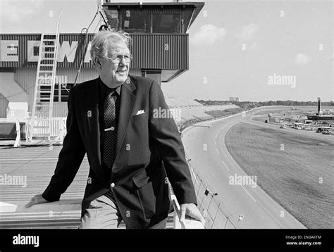 Bill France Sr Looks Out At His Track From The Top Of The Grandstand On Feb 11 1983 As He