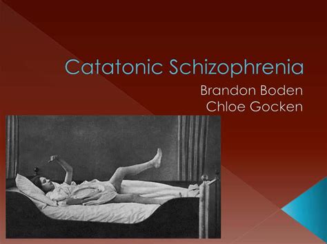 Catatonic Schizophrenia Waxy Flexibility