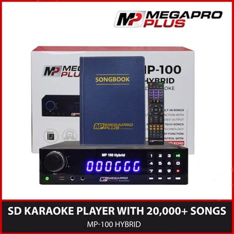 Megapro Plus Mp Hybrid Sd Karaoke Player With Free Wired Microphone