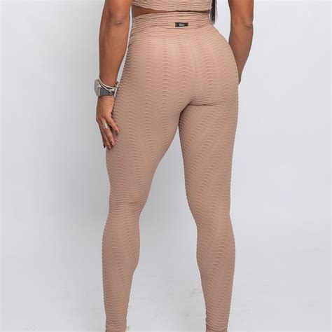 Calça Legging Fitness Anticelulite Nude sem empina