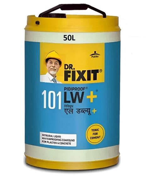 Integral Waterproofing L Dr Fixit Pidiproof Lw Plus Liquid At Rs