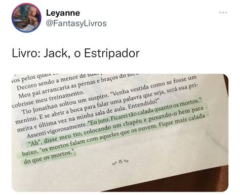 Trecho De Rastro De Sangue Jack O Estripador Leyanne Oliveira