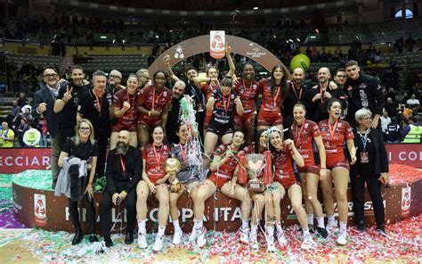 Fipav Umbria A F La Bartoccini Fortinfissi Vince La Coppa Italia A